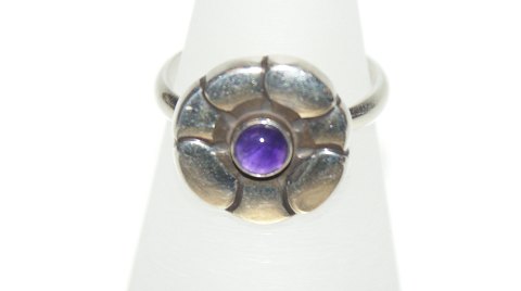 Georg Jensen Ring with Amethyst # 36