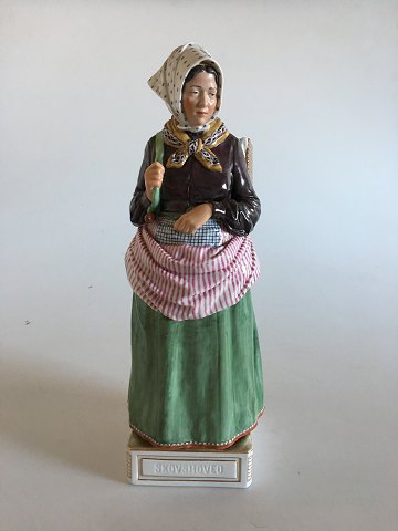 Royal Copenhagen Overglasur Figur Skovshoved Pige No 12171