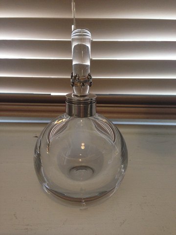 Georg Jensen Sterling Sølv og Glas Perfume Flakon af Harald Nielsen