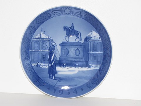 Royal Copenhagen 
Juleplatte 1954
Amalienborg