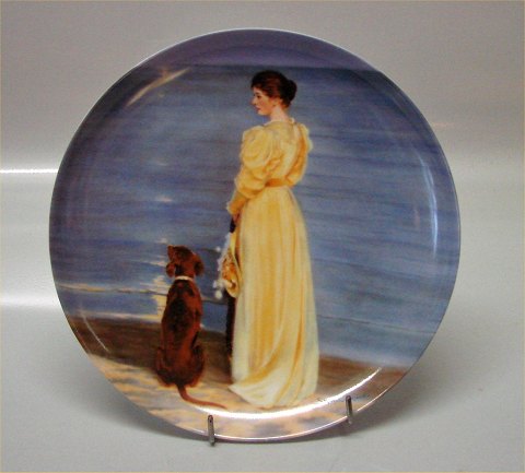 B&G Skagen Artist plates 21 cm B&G 1986 Summer in Skagen  Plate # 1  "Summer 
Evening in Skagen. The artist