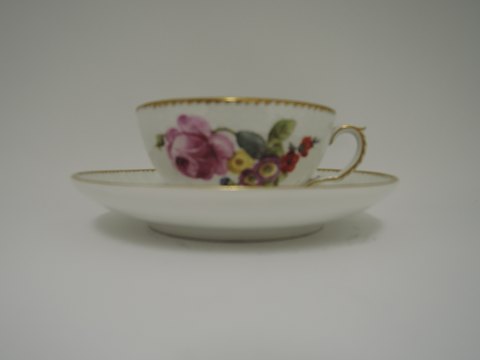 Royal Copenhagen. Sächsische Blume. Teetasse