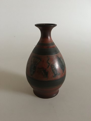 Bing & Grøndahl Unika Vase af Cathinka Olsen No 1763