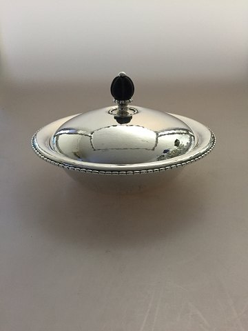 Georg Jensen Sterling Sølv Skål med låg No 290A