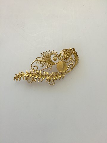 Georg Jensen 18K guld Broche No 53 fra 1933-1944