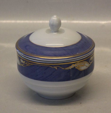 Royal Copenhagen  Blue Magnolia 161 Sugar bowl 6 x 9.5 cm