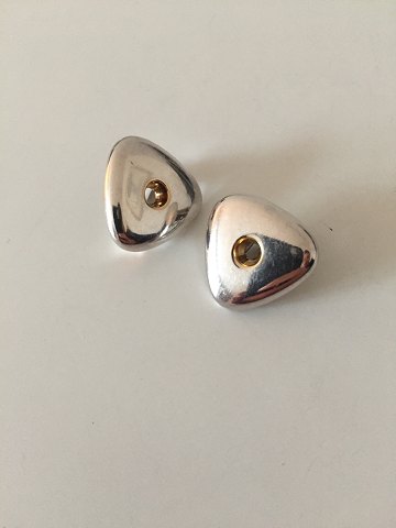 Georg Jensen Sterling Sølv Øreklips No 395