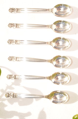 Acorn Georg Jensen silver cutlery Mocha   spoon 035