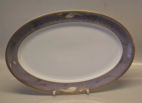 Royal Copenhagen  Grey Magnolia
375 Oval platter 39 cm