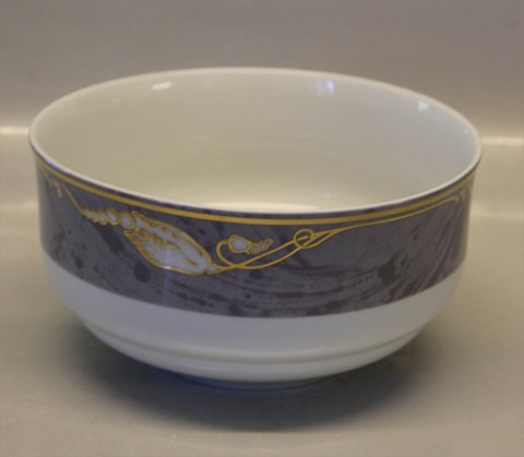 Grey Magnolia 578 Round Bowl 1.75 l.  / 9.5 x 18.5 cm Royal Copenhagen