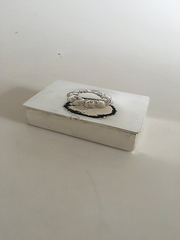 Georg Jensen Sterling Sølv Box / Cigaret Æske No 507A