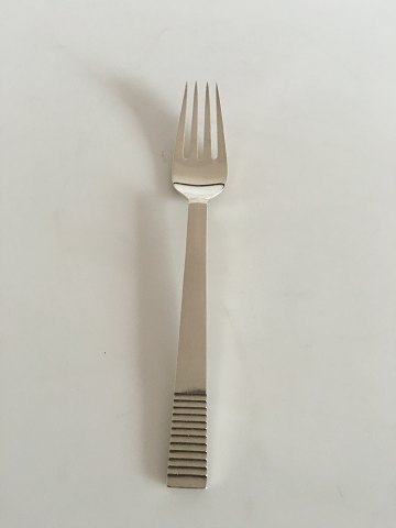 Georg Jensen Sterling Sølv Relief Spise Gaffel No 012A