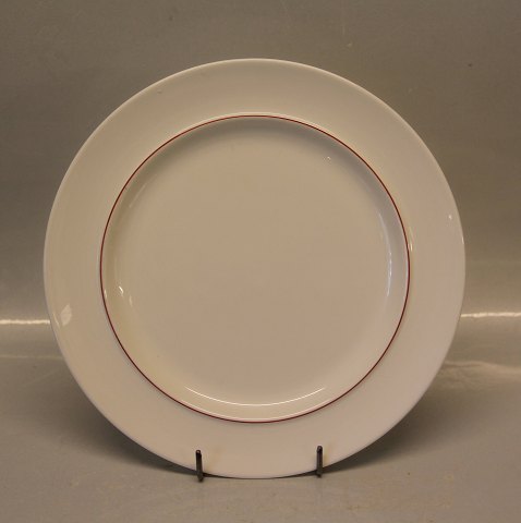 Red 3068 Luncheon plate 21 cm (621) Royal Copenhagen faience RED top or red line 
-4 ALL Seasons