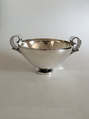 Georg Jensen Sterling Sølv Art Deco Skål af Harald Nielsen No 802