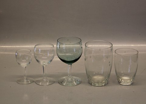 Stjerner: Glas med stjerne graveringer