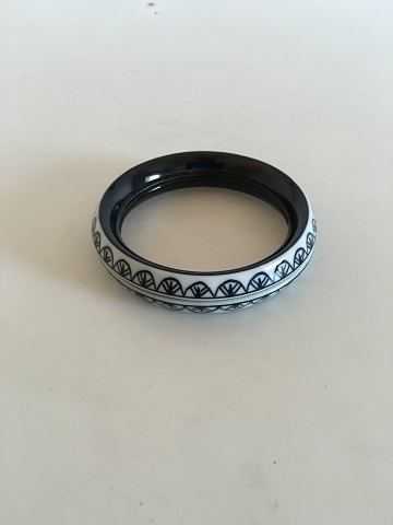 Royal Copenhagen Sort og Hvid Porcelæn Armring