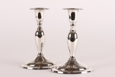 Danish silversmith
Pair candlesticks