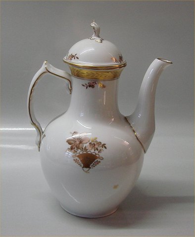 Golden Basket Royal Copenhagen 9233-595 Coffee pot