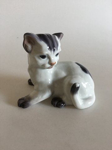 Lyngby Porcelæn Figur af Kat