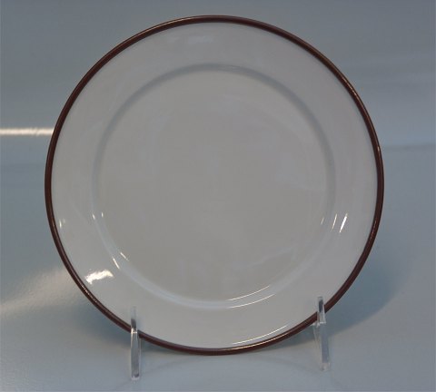 Brun Domino 14921 Kagetallerken 17 cm Kongelig Dansk  Porcelæn
