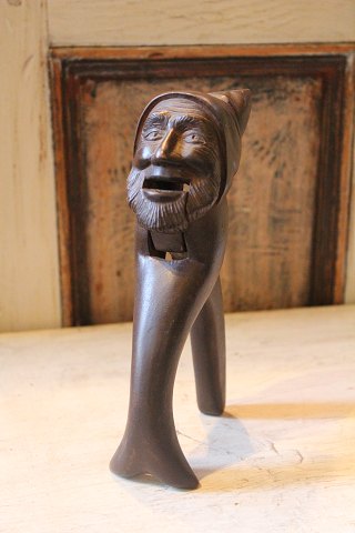 Old nutcracker carved wood.