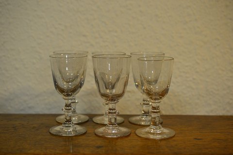 Berlinois portvin glas seks stk. 600kr