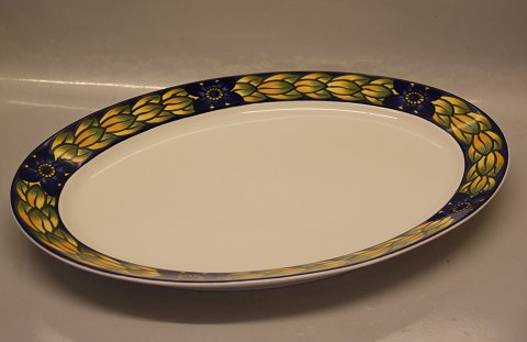 Royal Copenhagen Faience Blue Pheasant Chr. Joachim Aluminia 732 Oval platter 42 
x 30.5 cm (1737732)