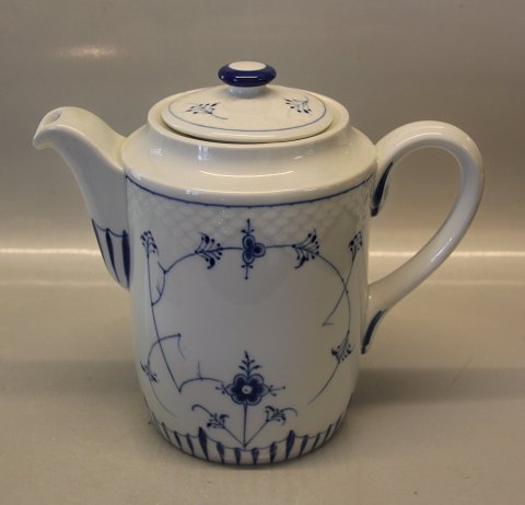 Bing & Grøndahl  Blåmålet  Hotelporcelæn 1053 B&G Stor kaffekande 21 cm med låg 
(hotel)