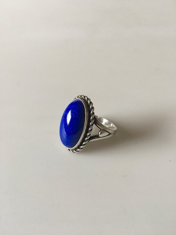 Georg Jensen Sterling Sølv Ring No 17 med Lapis Lazuli Sten