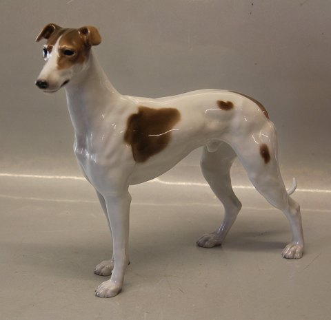 B&G hundefigur B&G 2076 Stående Greyhound 24 x 30 cm brun - orange version