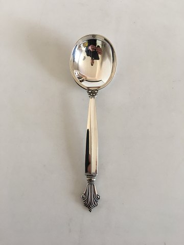 Georg Jensen Sterling Sølv Dronning Bouillon Ske No 053