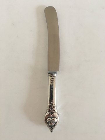 Evald Nielsen No. 2 Kniv i Sølv og Rustfrit Stål