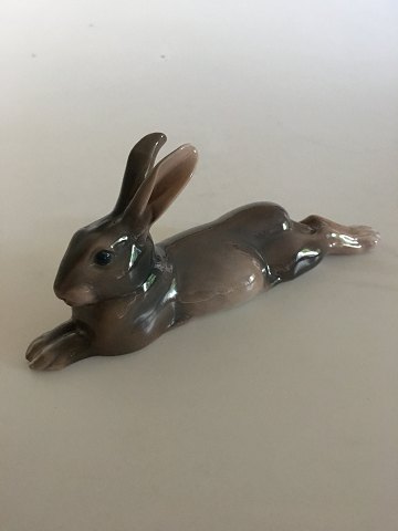 Bing & Grøndahl Figurine no. 1831 af Liggende Hare