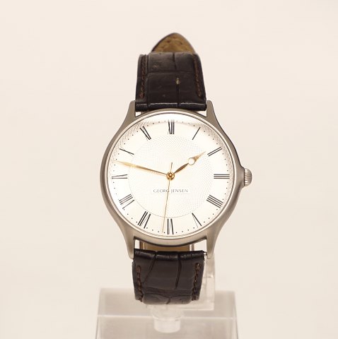 Bo Bonfils für Georg Jensen. Herrenuhr, quartz. 
Design nr. 381. D: 38mm