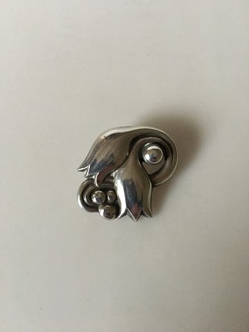 Georg Jensen Sterling Sølv Broche No 100A.