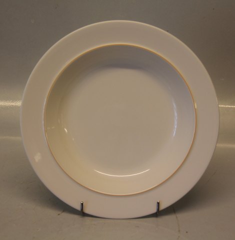 Royal Copenhagen faience yellow top or yellow line -4 ALL Seasons 3073 Soup rim 
plate 24 cm (605)