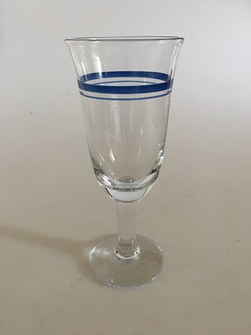 "Blåklokke" Ølglas fra Holmegaard