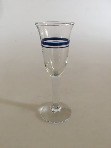 "Blåklokke" Snapsglas fra Holmegaard