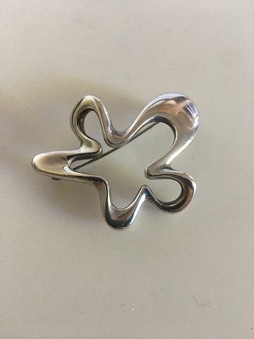 Georg Jensen Sterling Sølv Henning Koppel Splash Broche No 321