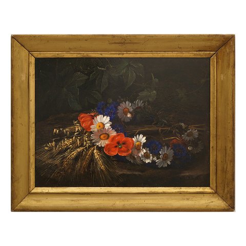 I. L. Jensen, 1800-56, oil on plate. Signed "I L 
Jensen". Visible size: 28x37,5cm. With frame: 
38x47,5cm