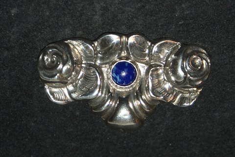 Broche i Jugendstil sølv