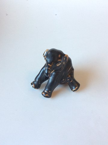 Royal Copenhagen Stentøjs Figur af Elefant Unge no. 22740