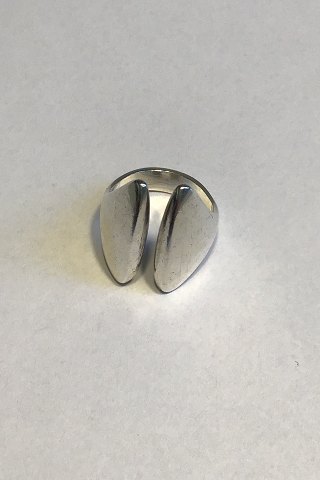 Hans Hansen Moderne Ring i Sterling Sølv No. 201
