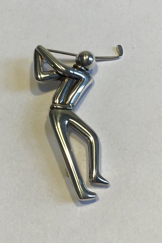 Evald Nielsen Sterling Sølv Broche