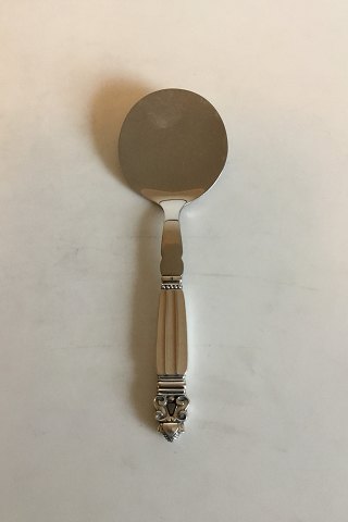 Georg Jensen Sterling Sølv og Rustfrit stål Serveringsspade Konge No 206