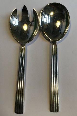 Georg Jensen Sterling Sølv Serveringssæt/Salatsæt Bernadotte No 103