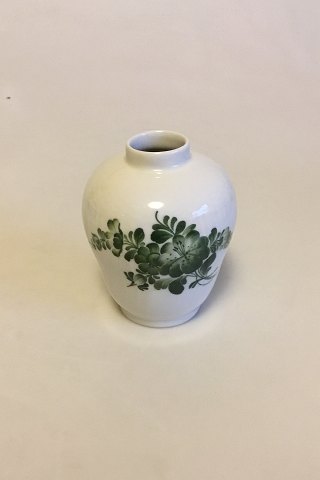 Royal Copenhagen Grøn Blomst Svejfet Vase No 1684