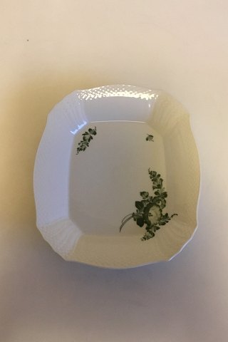 Royal Copenhagen Grøn Blomst Svejfet Fad No 1717