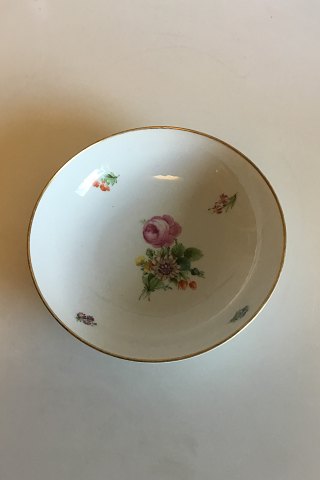 Royal Copenhagen Saksisk Blomst, Glat Skål No 493/9024