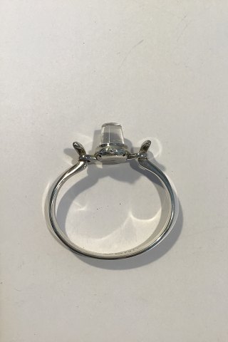 Georg Jensen Sterling Sølv Armbåndsur med Bjergkrystal No 231